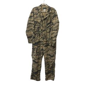 Vintage Gander Mountain Kelly Cooper camo jumpsuit overall size L R